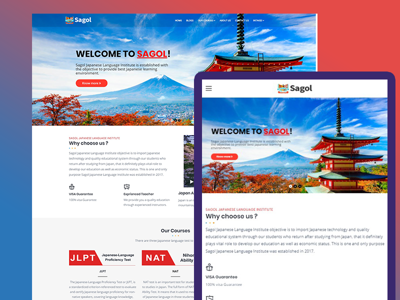 Sagol Japanese Language website